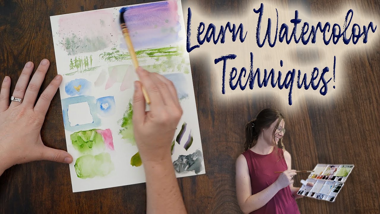 More than 30 Watercolor Techniques Explained and Demonstrated! - YouTube