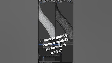Quickly Cover Your Model with Scales in Blender! (Easy Particle System Trick) 🔥