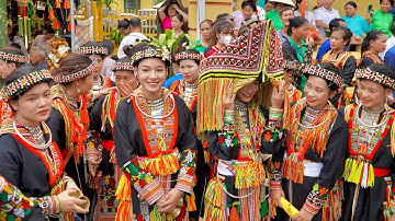 Phái Đoàn Đưa Dâu Đep Nhất Dòng Họ Dao Trong Lễ Hội Tân Phượng Lục Yên Yên Bái