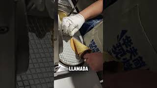 Así se hacen los conos de helado en segundos 🍨🔥
