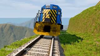 Trains vs Mountain Derailments #35 – BeamNG.drive Train Accident | BeamNG High Speed Trains vs Mountain Derailments #35 – BeamNG.drive Train Accident | BeamNG High Speed