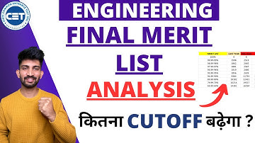 Engineering Final Merit List Analysis 2023 | Which Round Cutoff to Refer for Engineering Cap Round 1