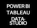 Power BI vs Tableau vs Data Studio Comparison