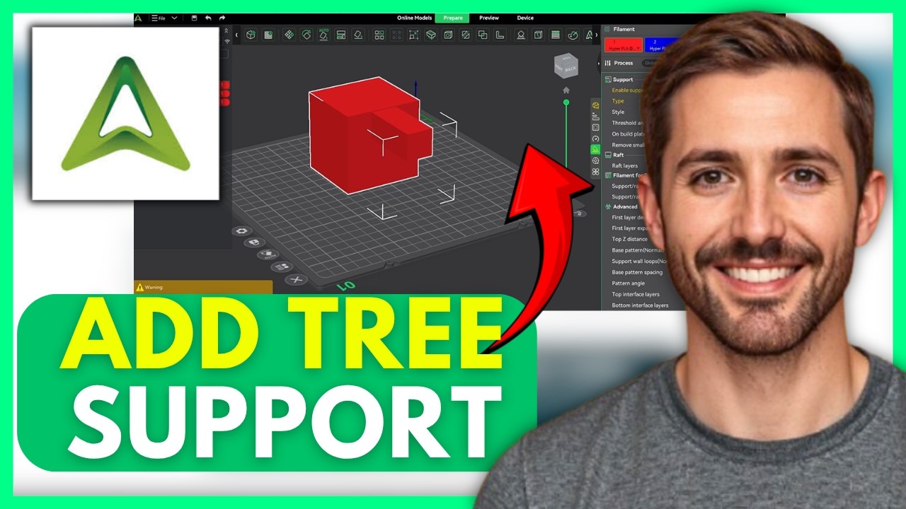 How To ADD TREE SUPPORT in Creality Slicer (EASY) 2026 - YouTube