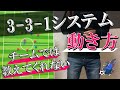 【8人制サッカー】3-3-1システムの攻撃と守備の動き方！