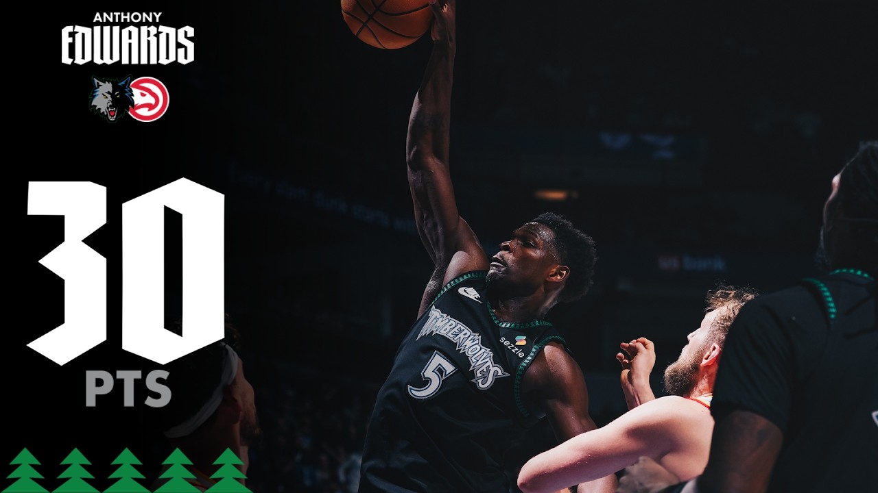 Anthony Edwards Goes Off For 30 Points Vs The Atlanta Hawks | 02.09.26