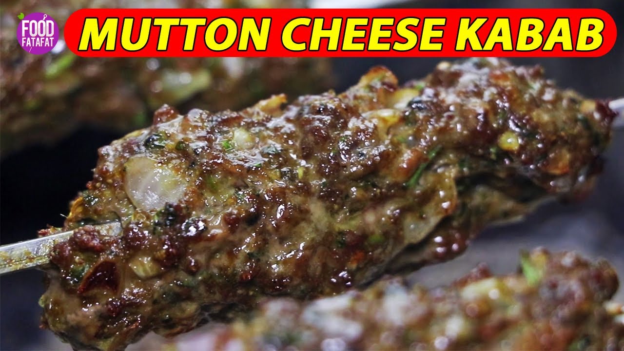 Mutton Cheese Kabab | Mutton Seekh Kabab Recipe | BBQ Recipe | Food Fatafat