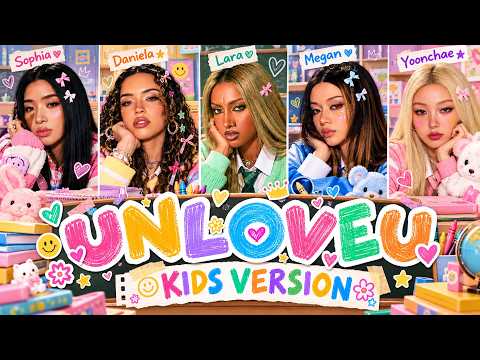 KATSEYE (캣츠아이) - UNLOVEU | Kids Version | (Color Coded Lyrics)