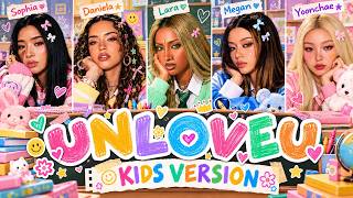 KATSEYE (캣츠아이) - UNLOVEU | Kids Version | (Color Coded Lyrics)