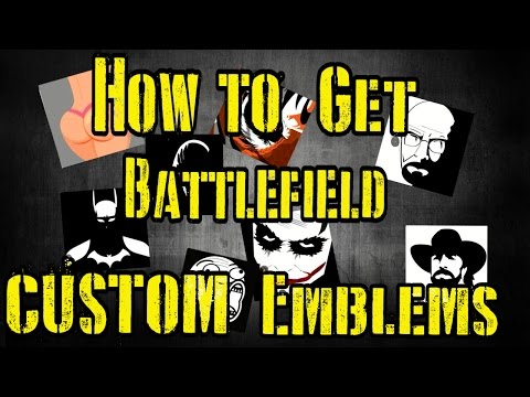 Battlefield 1 - How To Get A Customize Emblem (Easy)