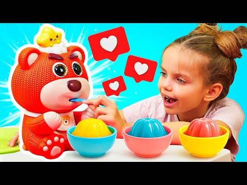 🧡🐻 Новая игрушка! День с Медвежонком Бу-Бу от Vivid Fella! Пой, танцуй и покорми питомца.