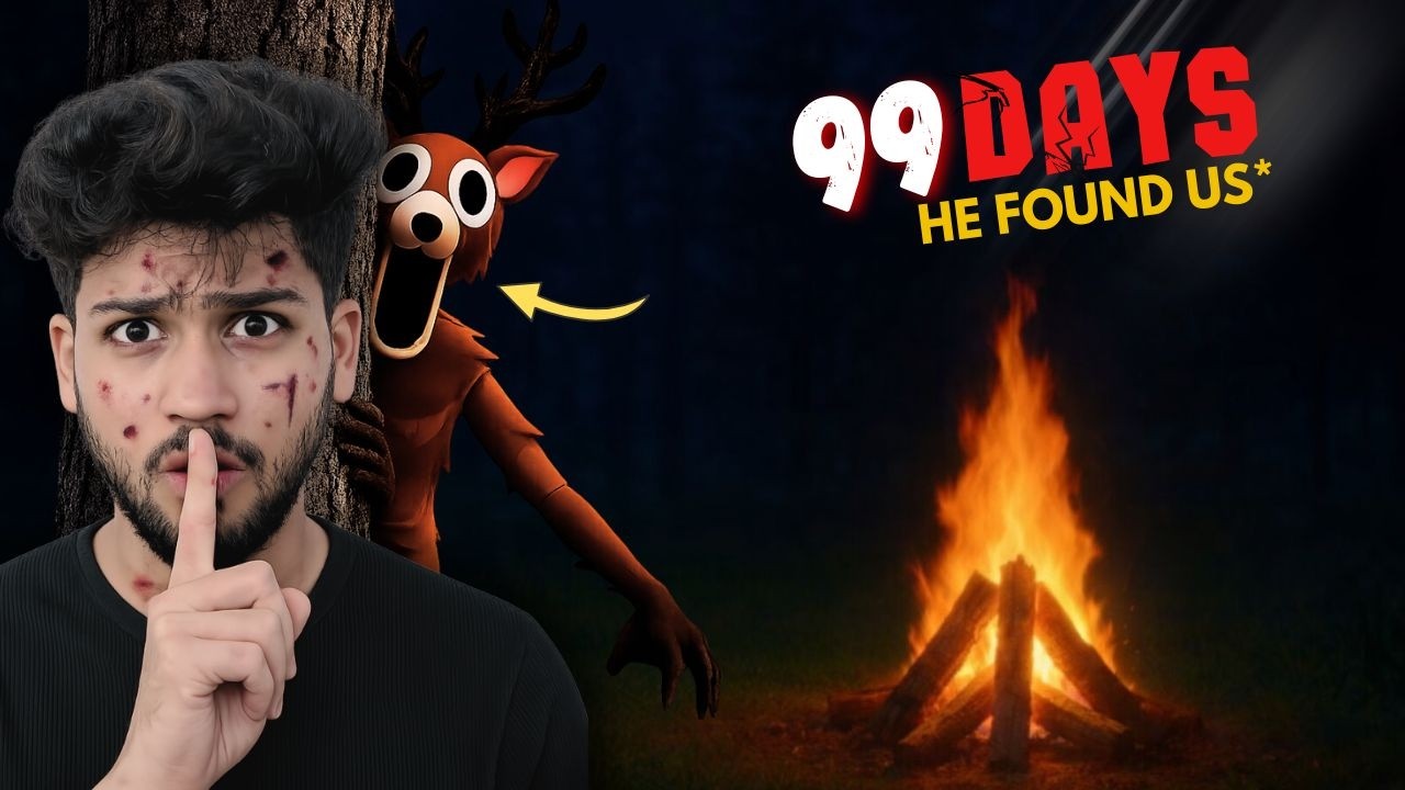 99 Days In The Forest Is Actually Hard😨