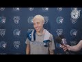 "It Was Amazing Seeing Everyone Play Last Game." | Natisha Hiedeman Practice Sound | 6.16.25
