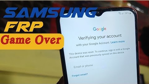 SAMSUNG FRP Game Over! Android 10,11,12 Frp 1 Click!