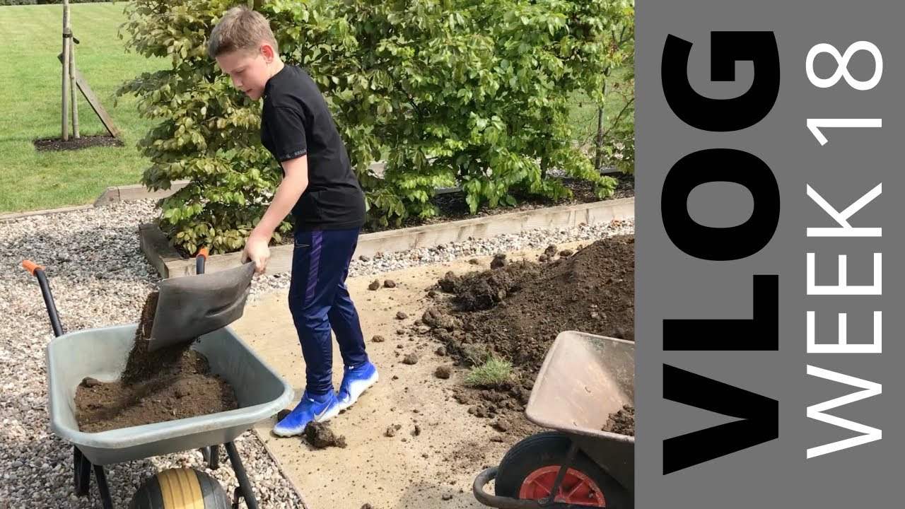 My Goalkeeping VLOG Week 18 Shovelling Dirt, New Tripod, Video with