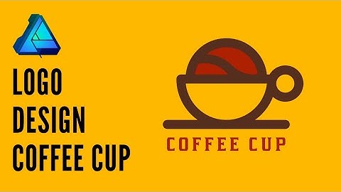 HOW TO Design Logo COFFEE CUP | Affinity Designer Tutorial