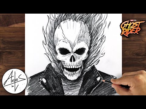 Ghost Rider - Susan Raymond - Drawings & Illustration, Entertainment,  Movies, Thrillers - ArtPal