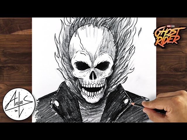 Ghost Rider hand drawn! by xxwolfxx2004 on DeviantArt