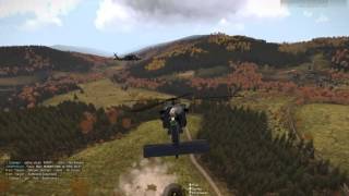 Arma 3: Helo mid air collision FUNNY!!!!