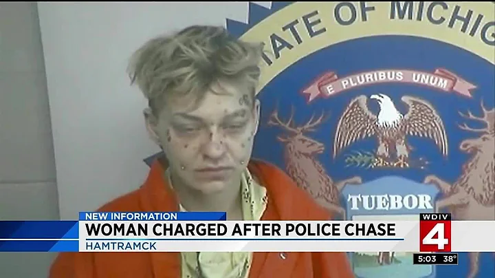 Woman charged after police chase