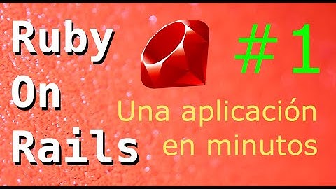 #RubyOnRails 7 - Ep1 - Una aplicación en minutos
