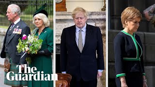 Royals and politicians observe two-minute silence to mark 75th VE Day anniversary