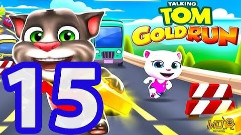 Talking Tom Gold Ru‪n‬ - Gameplay Walkthrough Part 15 - iOS, Android