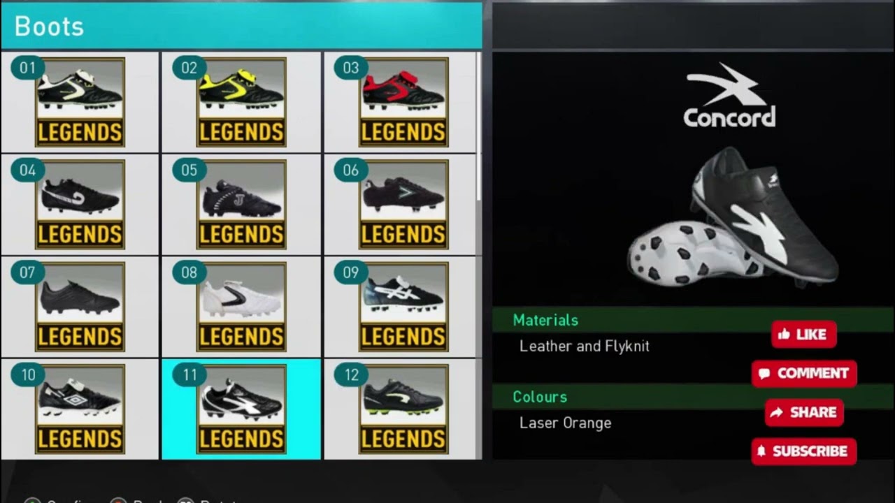 BOOTS PES LEGEND 1990s 