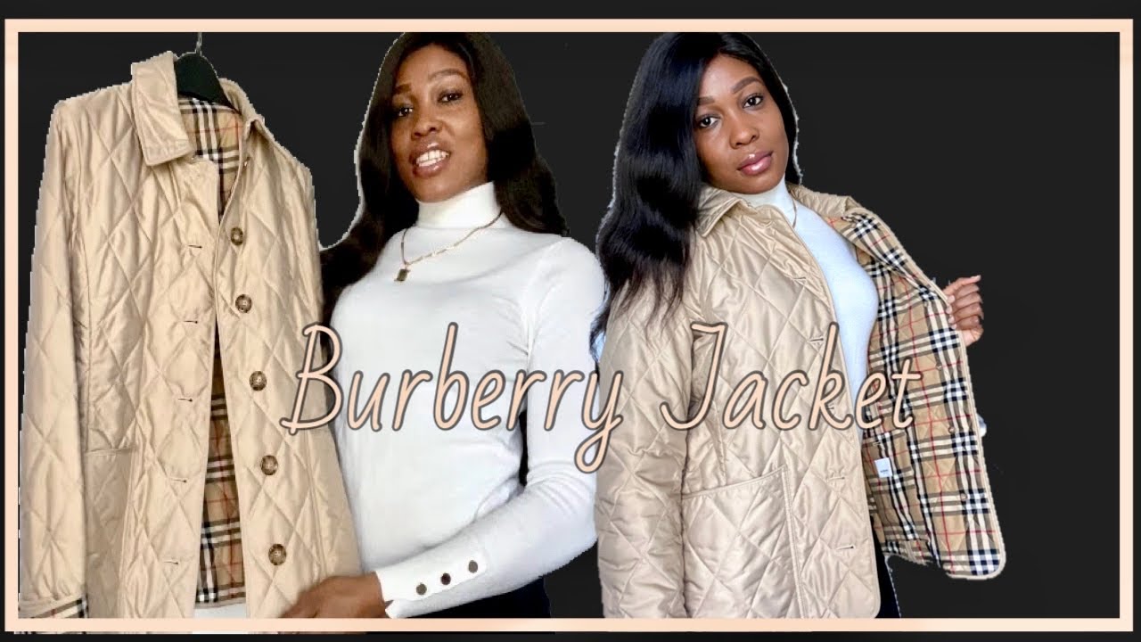 Burberry Diamond Quilted Jacket Review - YouTube