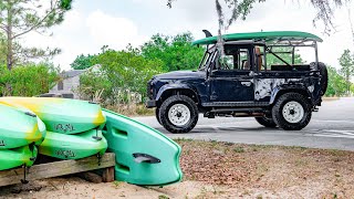 Fully RESTORED Land Rover DEFENDER 90 Soft Top with 6.2 L92 Engine | ECD Automotive Design screenshot 4