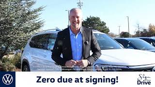 Sign & Drive Is BACK! $0 Down + 0% APR at Oklahoma City Volkswagen