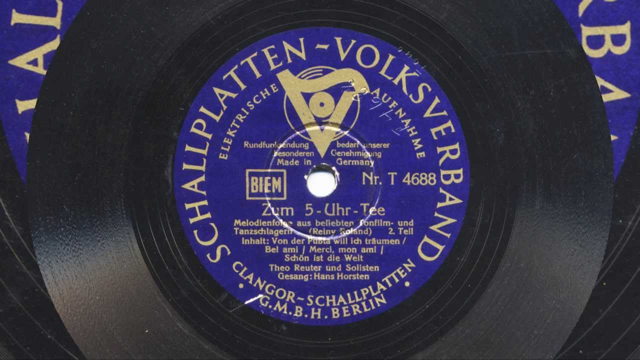 Theo Reuter Tanzorch.: Zum 5-Uhr-Tee (Erwin Hartung, 1939)