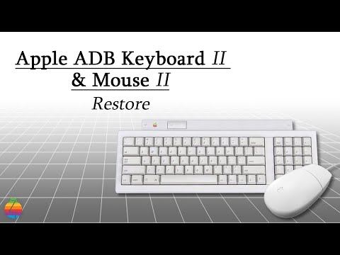Retro Restoration - Apple ADB Keyboard II and Apple ADB Mouse II