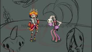 Clavavera & Clackula on isle in dev (what if) Animated