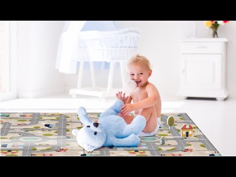 🧸 【Foam】 This foldable thick plastic foam mat is a real playmat for children. Printed on both sides it offers a double playing surface. Its plasticized mate...