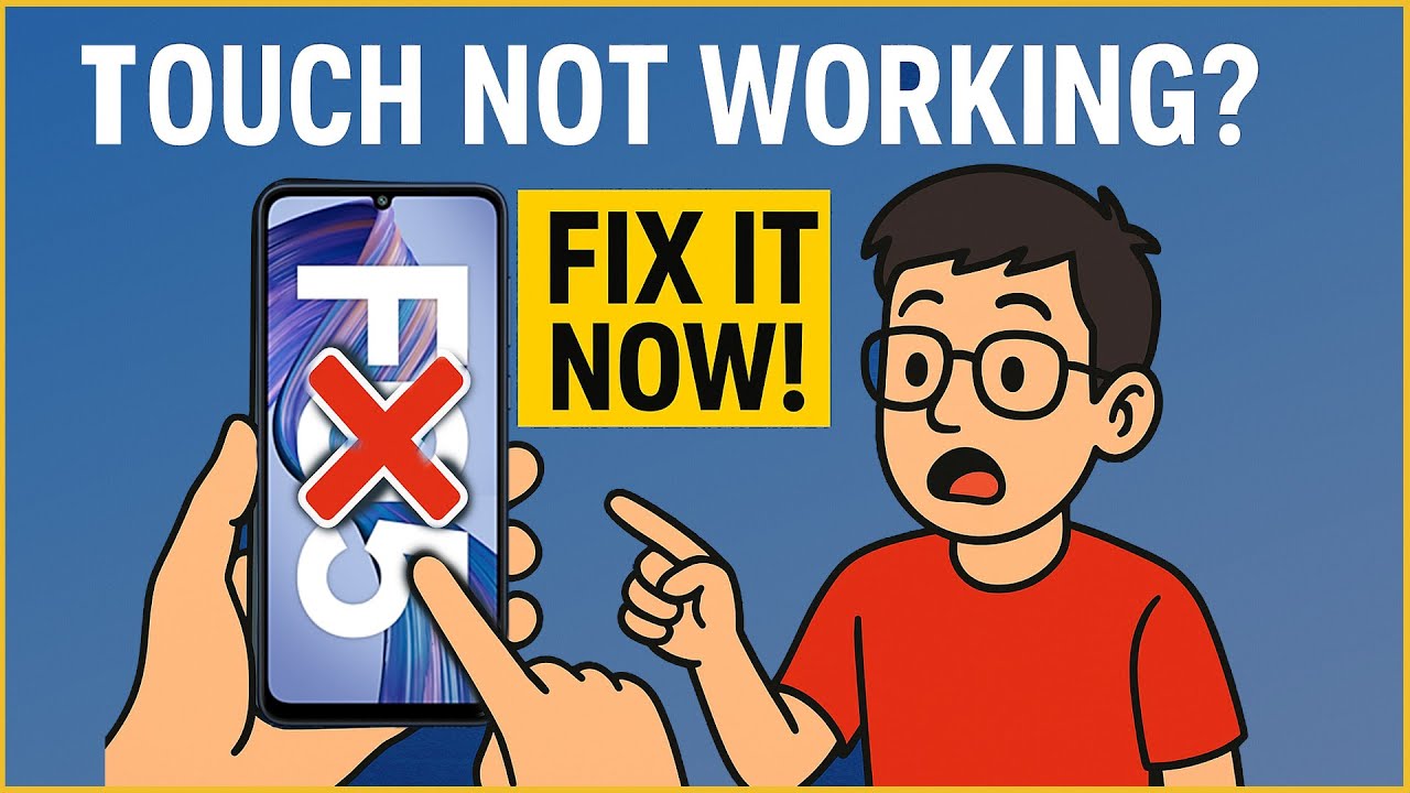 how to fix Samsung Galaxy f05 FIX Touch Screen not Working - YouTube