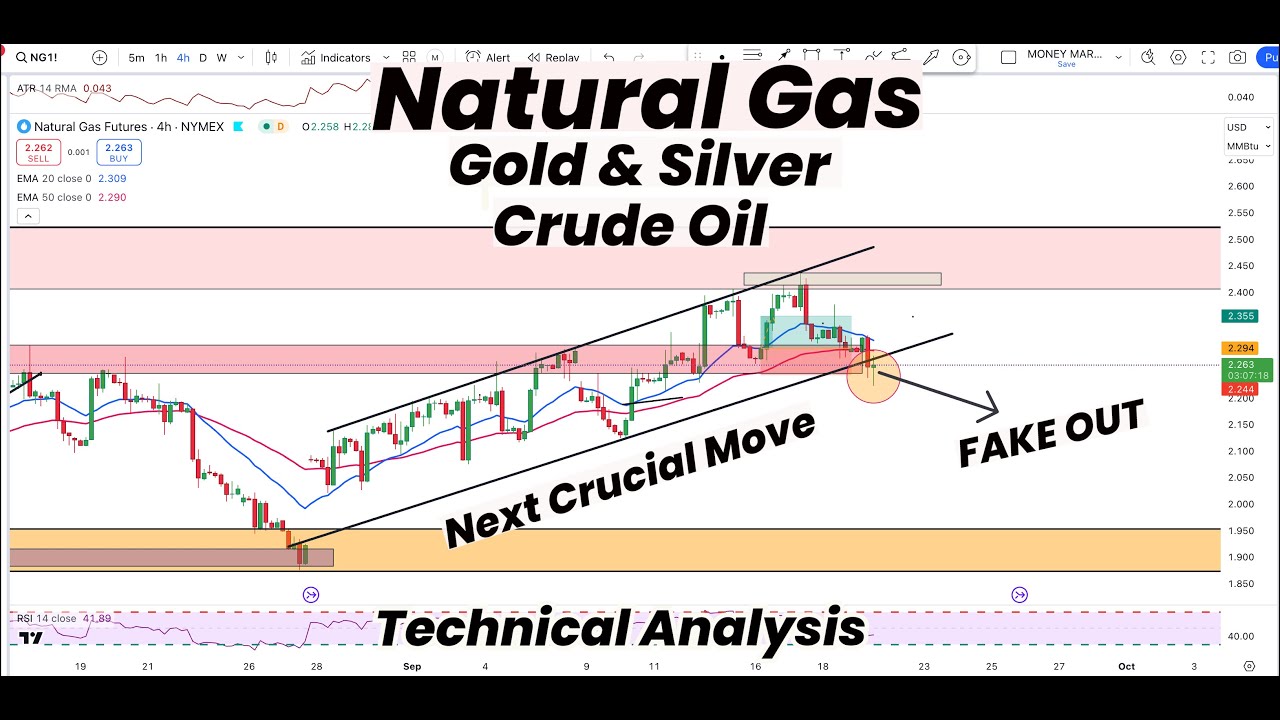 Natural Gas FAKE OUT | Next Crucial Move | Gold | Silver | Crude Oil ...