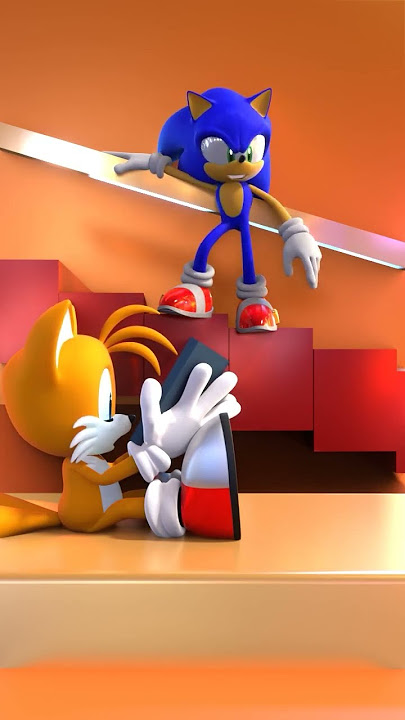 Sonic Jump on Tails #sonic