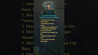 7 Kebiasaan  yang Membuat Kamu Semakin Bahagia #short #quotes #storykini #motivasi
