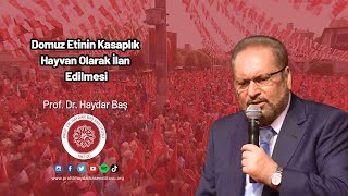 Domuz Etinin Kasaplık Hayvan Olarak İlan Edilmesi
