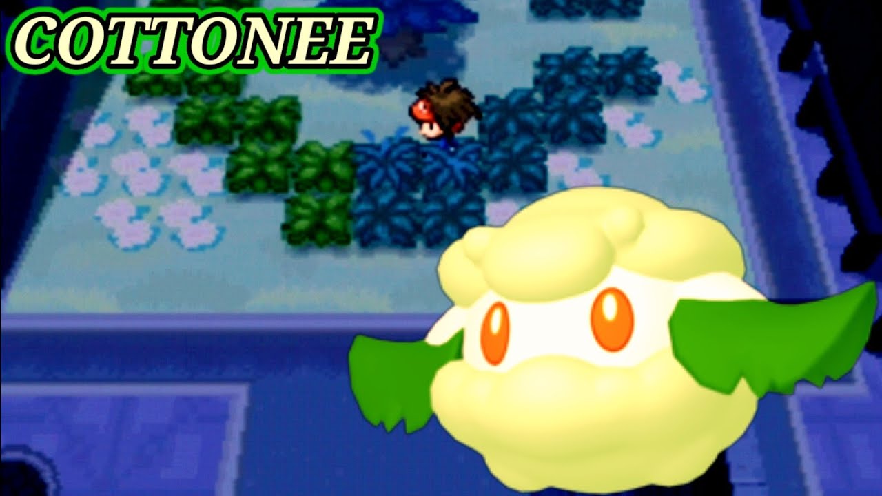 How to catch a cottonee in pokemon black 2 and white 2. where to find a cottonee in Pokémon black 2