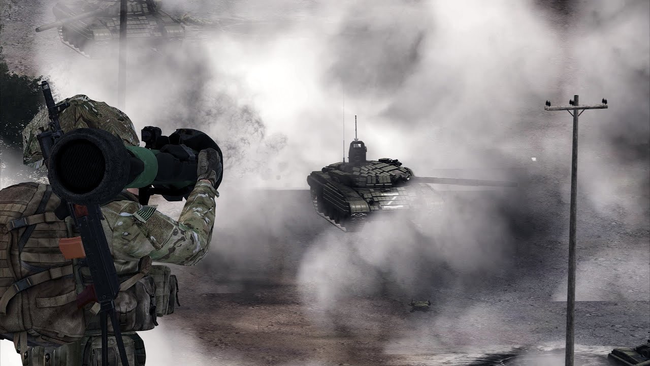 JAVELIN units entered Russian lines and destroyed several tanks | ARMA 3: Milsim