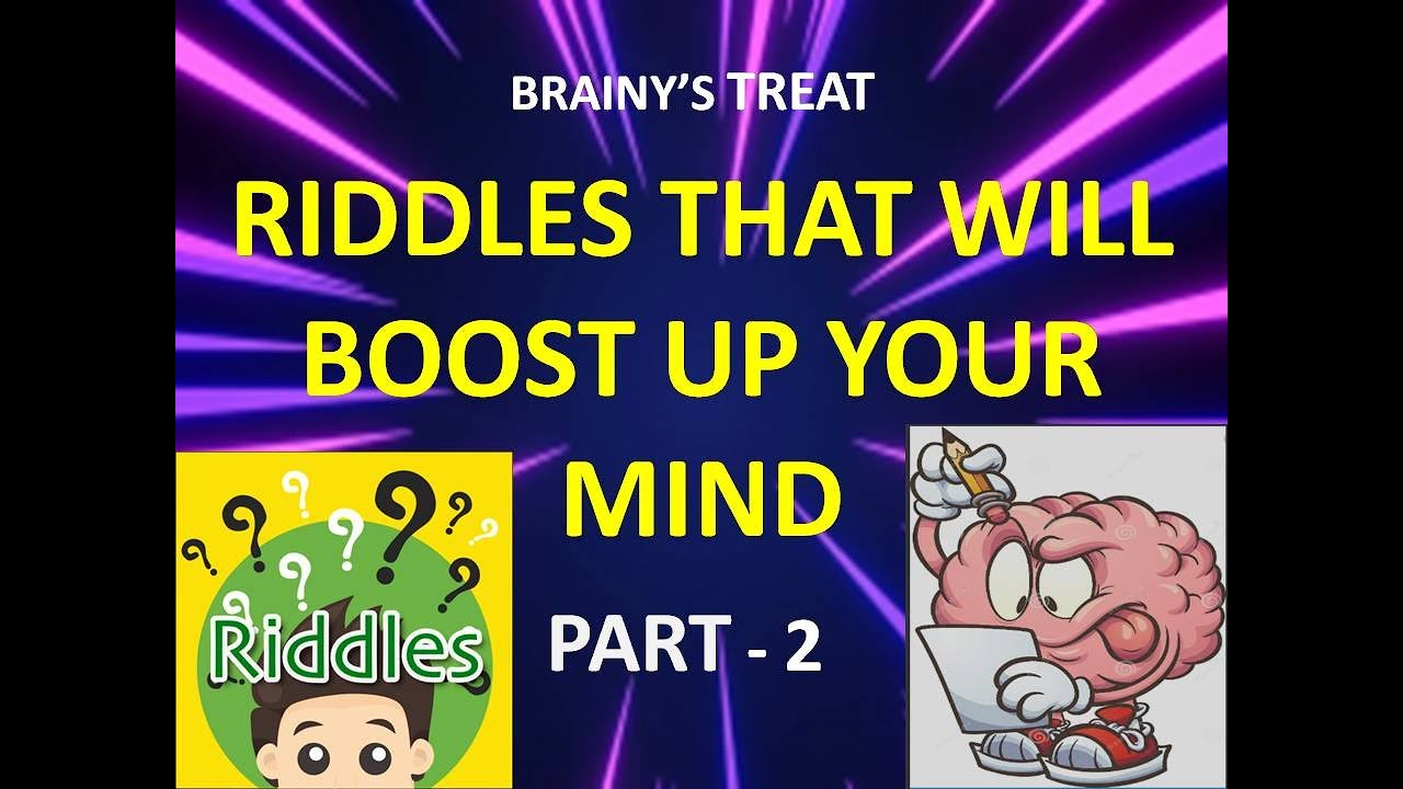 Riddles that boost up your brain part - 2 | Brainy's Treat - YouTube