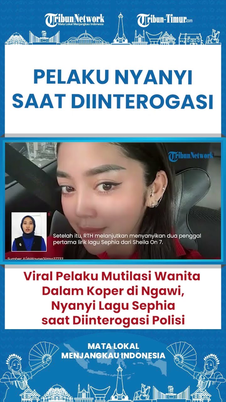 SHORT Rohmat Pelaku Mutilasi Uswatun Khasanah Nyanyi Lagu Sepia Saat Diinterogasi Penyidik!
