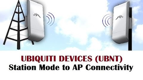 Ubiquiti (Ubnt) Setting up a Simple Point to Point Link Connectivity