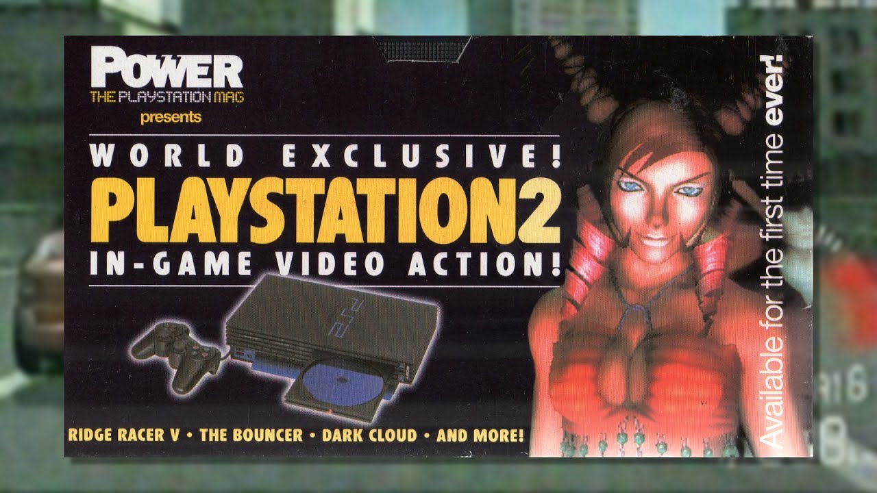 Playstation 2 in game video action! VHS promo from Power - the