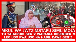 GEN'Z WAMESHINDIKANA ☎️ SIMU NZITO KWA MKUU WA JWTZ KUMCHIMBA MIKWARA #D9 🔥🔥🔥