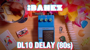 💙Warm Blue | Ibanez DL10 |  Digital Delay (80s)