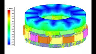 Design、simulation and performance calculation of axial flux motor; Using RMxprt & Maxwell software. screenshot 5