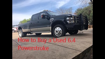 How To Buy A Used 6.4 Powerstroke
